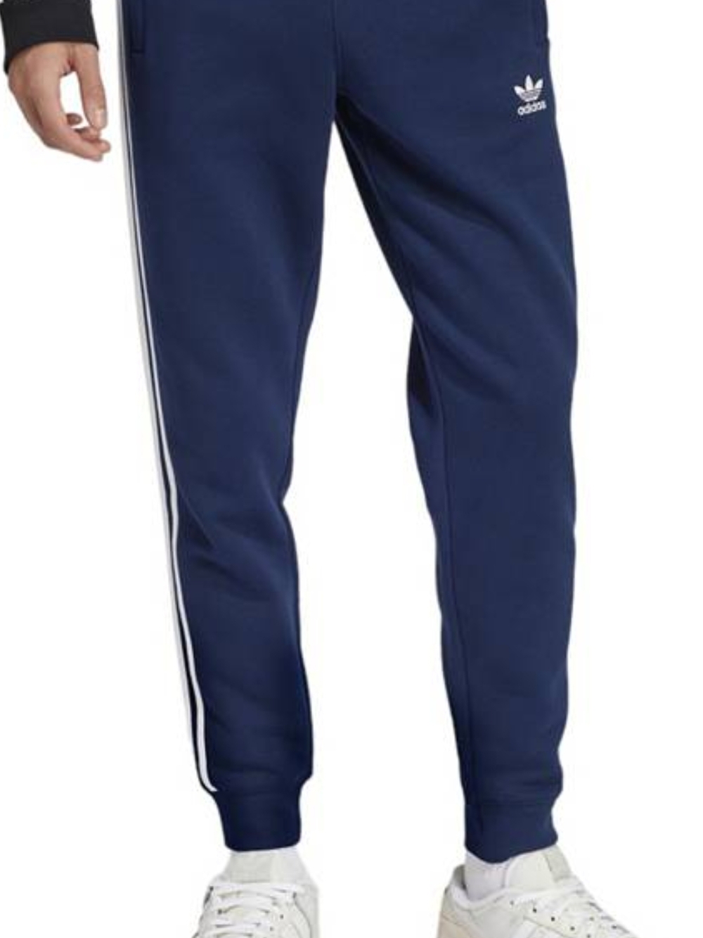 adidas Navy Slim 3-Stripes Joggers
